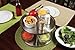 Ideas In Motion 2-Tier Revolving Lazy Susan Trays, Stainless Steel