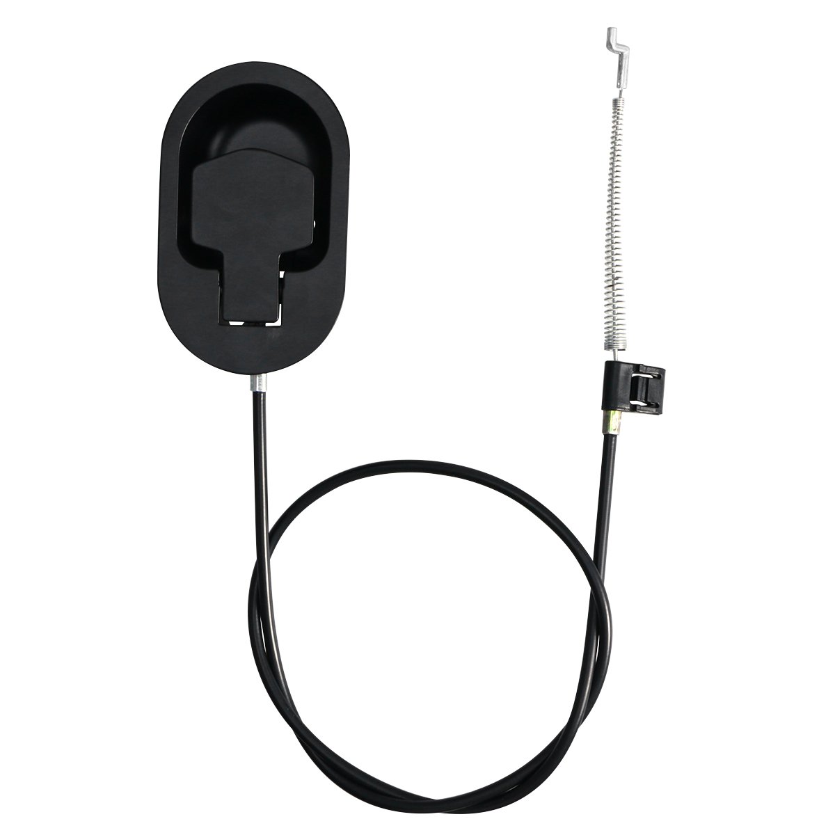 PRETYZOOM Universal Aluminum Metal Pull Recliner Handle Chair Release Lever Replacement Metal Handle with Spring and Cable for Sofa Couch (Handle with 96cm Cable) for Home Decoration