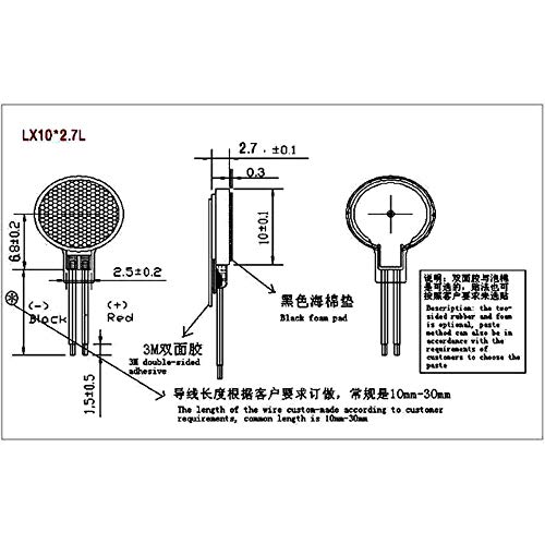 image for TOTOT 5pcs 10x2.7mm Mini Vibration Motor DC 3V 85mA 12000rpm Flat Coin