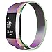 Fitbit Charge 2 Band Metal ,Oenbopo Milanese Loop Stainless Steel Adjustable Bracelet Strap Replacement Wristbands for Fitbit Charge 2 ,with Unique Magnet Lock No Buckle Needed