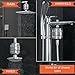 Shower Filter for Hard Water Remove Chlorine - Reduce Flouride and Chloramine- with 2 Replacement Cartridges - for any Shower Head and Handheld
