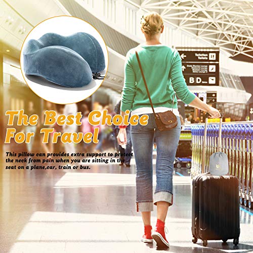 6 LEISIME+Travel+Pillow+Memory+Support