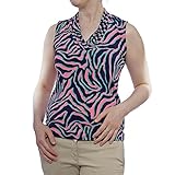 Anne Klein Women's Print Triple Pleat Top