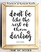 Don't Be Like the Rest of Them Darling - 11x14 Unframed Typography Art Print - Great Inspirational Gift