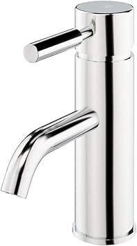 Galindo Theo City 8655000 grifo de lavabo monomando caño curvo plata