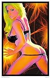 Black Light - Satio - Fire Poster 22 x 34in