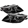 BMW Z4 Projector Headlights Xenon/HID Model Only (Delete Stock HID Unit) LED Halo Black Housing With Clear Lens