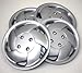 TuningPros WSC-083S15 Hubcaps Wheel Skin Cover 15-Inches Silver Set of 4
