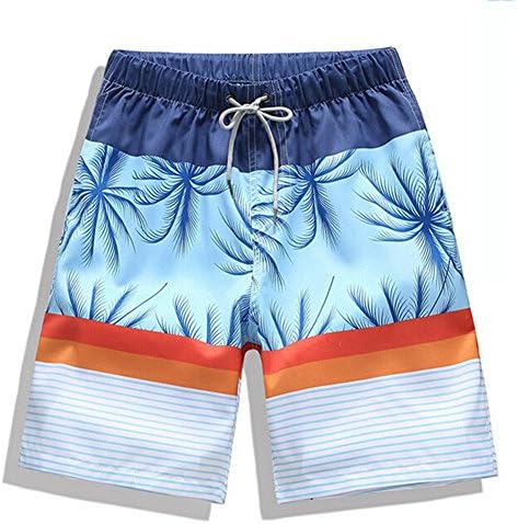 ZADAFul Beach Shorts Swimwear Swimsuit Men Quick Drying Trunks Man Casual Short Pants as picture show XXL