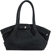 Fashion Faux Suede Tote Bag for Women Dumpling Designs Crossbody Hobo Handbag Women Vintage Shoulder Bag Purse