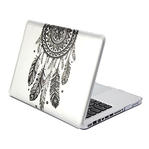 GMYLE Glossy Print Dream Catcher Pattern Hard Shell Case for MacBook Pro 13 - Black