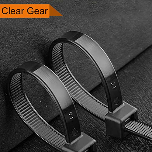 Zip Ties Heavy Duty 16inch 100 Pack, ECRAB Industrial Large Zip Cable