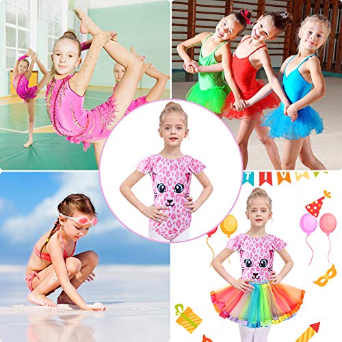 MHJY Girls Gymnastics Leotard Unicorn Ballet Dancewear One-Piece Activewear Bodysuit Athletic Leotards - Thumbnail 5