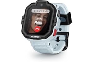 TickTalk5 Smart Watch for Kids with GPS Tracker, Video Calling, Texting, and Parental App, 4G Smartwatch with Free Music, Phone Calls, and Reminders for Kids Ages 3-12
