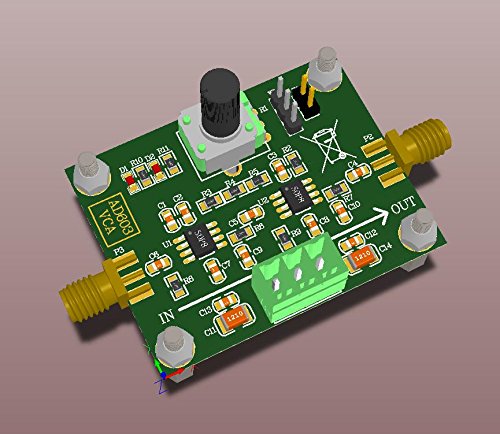 Taidacent AD603 Low Noise 90 Mhz Variable Gain Amplifier Module Voltage ...