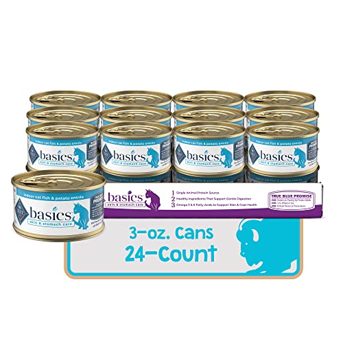 Blue Buffalo Basics Skin & Stomach Care, Grain Free Natural Adult Pate