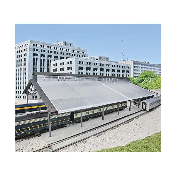 Walthers Spur H0 -- Bausatz Bahnsteig mit Glasdach