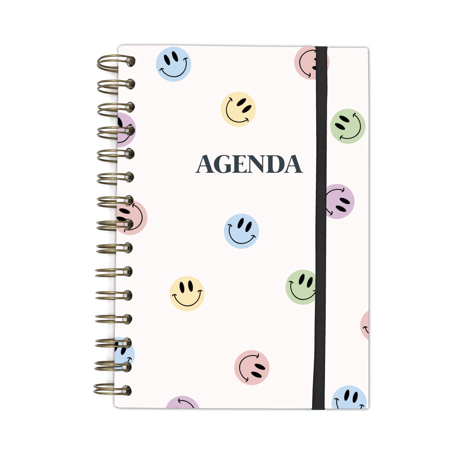 Recuerding Smiley 2021-2022 Diary - 19.5 x 13 cm | 2022 Year Diary | Landscape Week to View with Pocket | Stick and Write | Premium Diary | Made in Spain