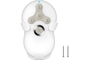 UBORSY Replacement Remote for Hunter Ceiling Fan Remote Control 99122/99123, 3-Speed and Light Dimmer with Wall Mount,434MHz (Remote Only)