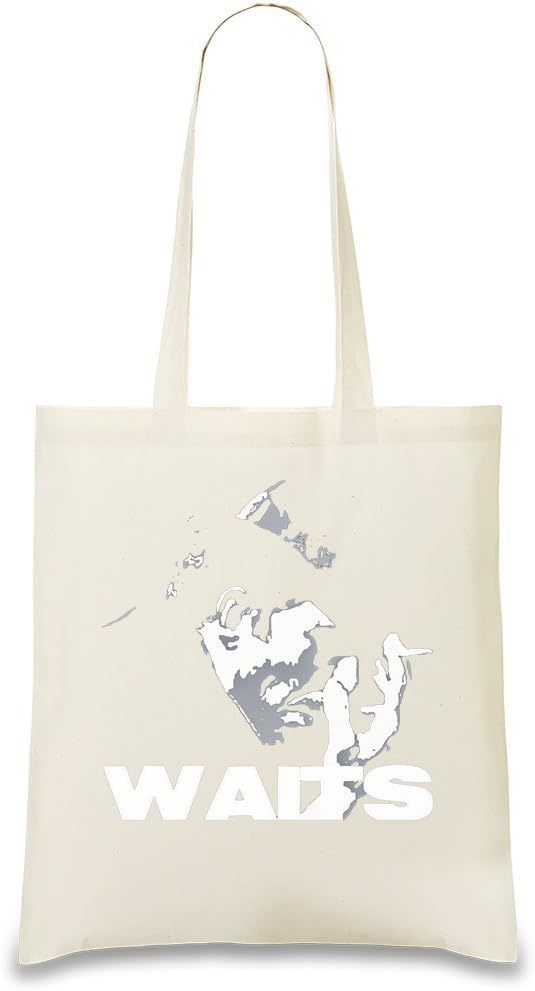 Tom Waits Custom Printed Shopping Tote Bag