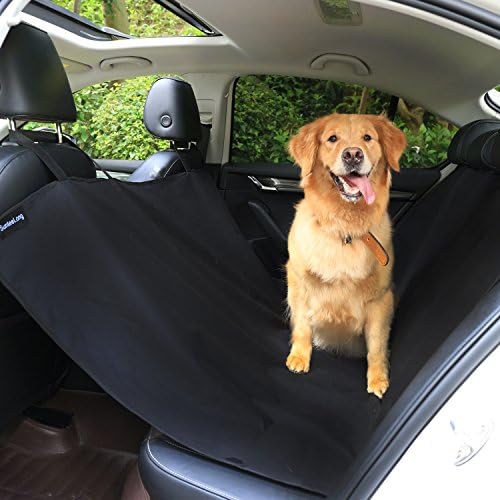Pets Seat Cover SunteeLong Dog Car Seat Cover for Pets with Scratch Proof & Waterproof, Durable and Machine Washable Dog Car Set Cover Hammock Style for Cars,Trucks,SUV