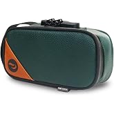 Skunk Sidekick Smell Proof Case w/Combo Lock - SK9 Premium odorless Technology (Olive Green Leather w/Brown)