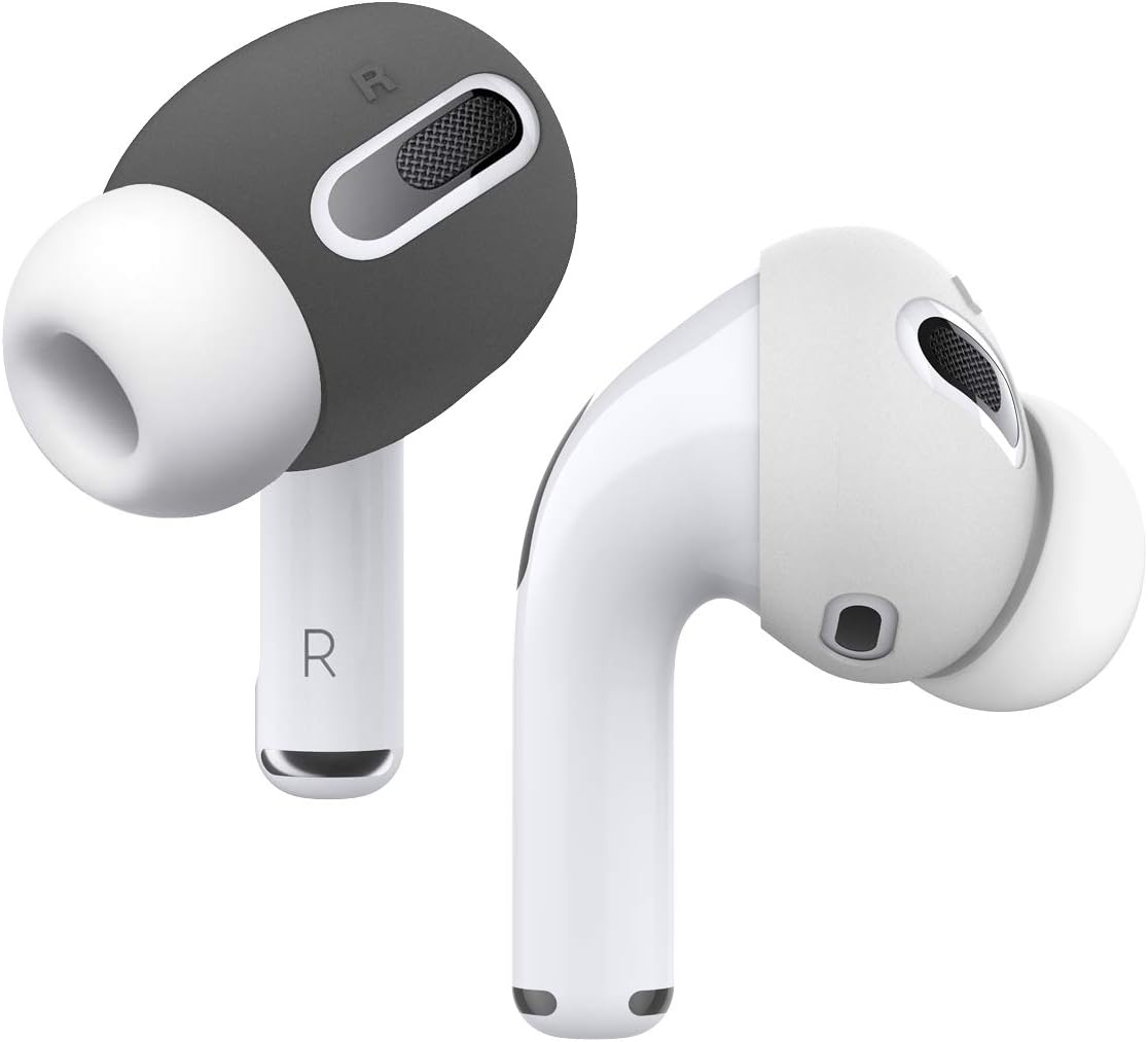 elago [Fit in The Case] Ear Tips Cover Designed for Apple AirPods Pro (2 Pairs of 2 Colors 