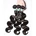 Msbeauty 6A Brazilian Hair Body Wave 1 Bundles of 30 inch 100g Unprocessed Virgin Human Hair Weave Natural Color Tangle-free