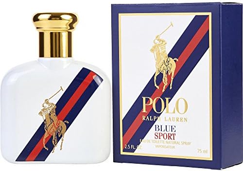 POLO BLUE SPORT by Ralph Lauren EDT SPRAY 2.5 OZ (Package Of 3)