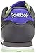 Reebok Women's Cl Lthr Eb Fashion Sneaker, Black/Coal/Ash Grey/Ultima, 7.5 M US
