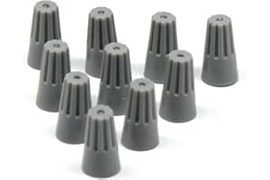 VALICLUD 100 PCS Spiral Pressure Wire Connectors Grey Screw Terminal Blocks Quick Installation Wire Caps for