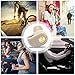 Mini Single Bluetooth Earbud,V4.1 Stereo Wireless Bluetooth Headphones with Built-in Mic,Invisible Noise Cancelling in-Ear Earphone Car Headset Fit for iPhone Samsung and Other Android Phones (Gold)thumb 3