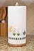 Lipper International 8036 Bamboo Wood Standing Paper Towel Holder with Metal Tip, 6-1/4