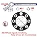 KSP 9/16-18 Lug Nuts 32 Pack, 2 inches Tall Spline Drive Cone Seat Black 9/16 x 18 Lug Nuts Compatible with 1994-2011 Ram 2500 3500 1988-1998 F250 F350 Aftermarket Wheels 8x6.5