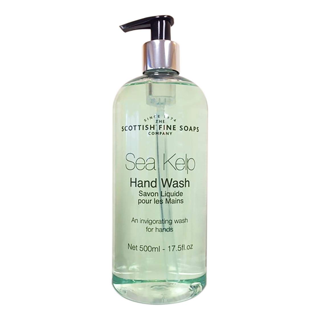 Scottish Fine Soaps Sea Kelp Liquid Soap Hand Wash, Green, (500ml)