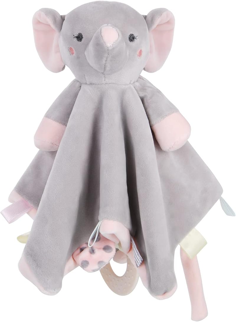 Vicloon Baby Comforter Elephant Toy Blanket 26x26cm Soft Sleep Quilt