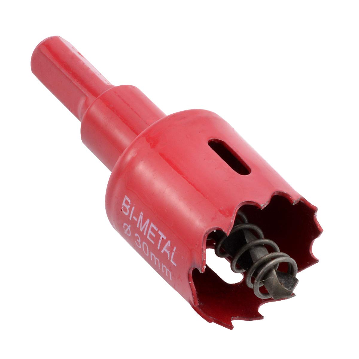 KATUR Hole Saw for Wood, 30mm HSS Bi-Metal Hole Cutter for Pipe Vent, Separate Drill Bit with Hex Shank, Smooth Fast Cutting for Plastic, Plywood, Drywall, Plasterboard, Thin Metal Sheets