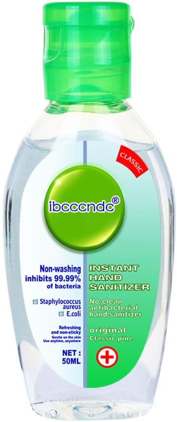 Hand Wash Disposable No Clean Waterless Hand Wash Gel, Portable Mini Hand 50ML