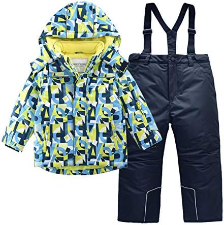 Boys Snowsuit Winter Ski Jacket and Pants Set