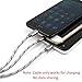 3 in 1 USB Cable 1ft Multiple USB Cable Cord 35cm Nylon Braided Multiple Universal Type c USB Cable for Nexus 6P ChromeBook Android-Grey