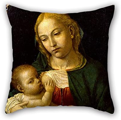 Oil Painting Ambrogio Da Fossano, Called Il Bergognone - The Madonna Del Latte Cushion Cases 20 X 20 Inches / 50 By 50 Cm Best Choice For Deck Chair,divan,outdoor,deck Chair,pub,family With 2 Sides