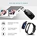 Fitness Tracker with Heart Rate Monitor - ETCBUYS H7-HR Activity Tracker Wireless Bluetooth Smart Wristband Bracelet for Men and Women, Fitness Watch with Extra Band for Android & IOS