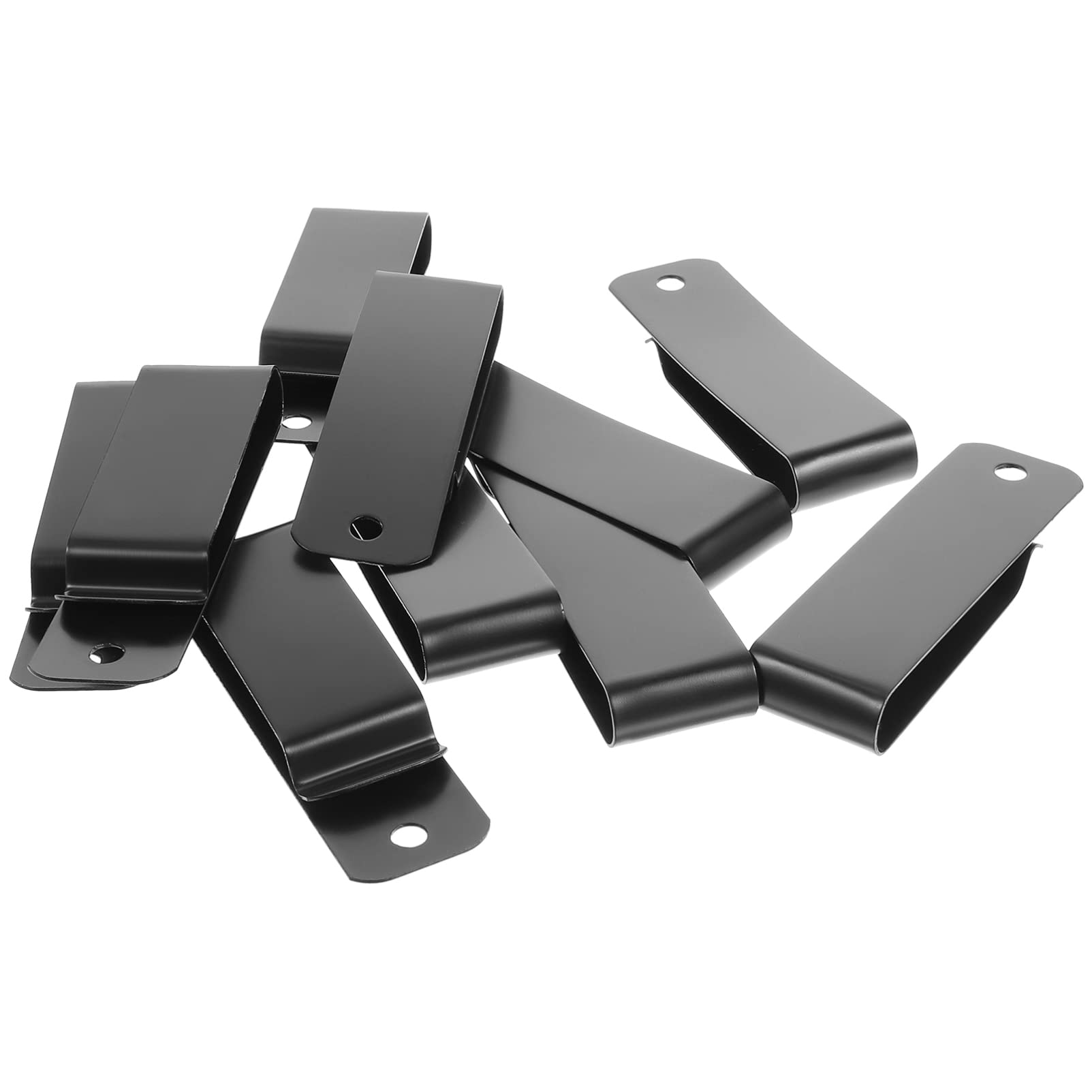 VILLCASE Belt Clip, Sheath Belt Clip Clasp Metal Tool Belt Clip Tool Holder Portable Clip for Pouches Keyring Belt Bag Tools Storing 10pcs