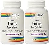 Solaray Focus for Children Supplements (60 Pack of 2)