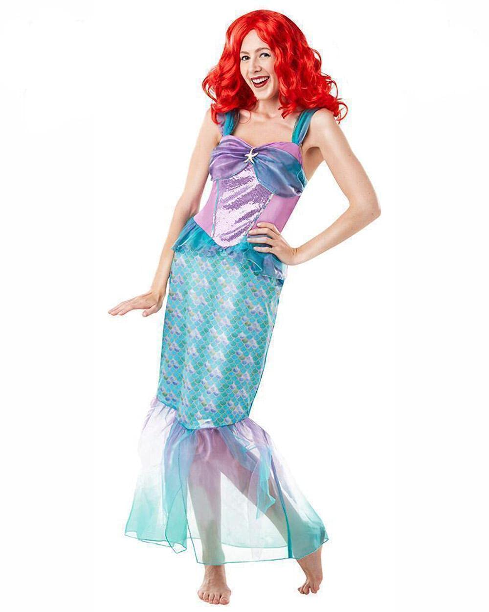 Rubie's Official Disney Princess Little Mermaid Ariel Adult Ladies Costume - UK Ladies size Medium 12-14