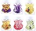 Delicol 6pcs Assorted Seamless Outdoor Sport Bandanna Headwrap Scarf Wrap(7 Color Choices) (Style 8)