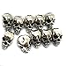 30pcs Approx Tibet Silver Skull Spacer Beads-Great DIY Accessories for Necklace, Bracelets and Earrings Making