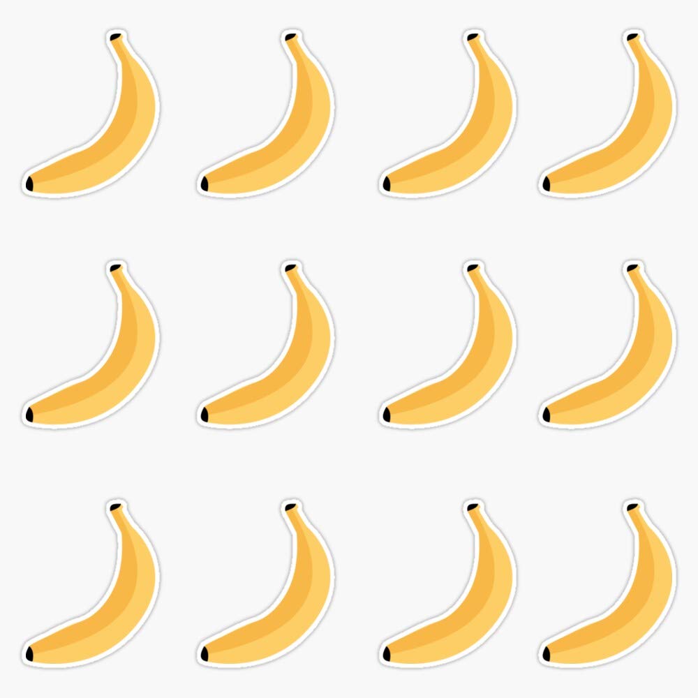 Banana S Sticker Vinyl Bumper Sticker Decal Waterproof 5"