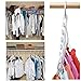Wonder Hanger Closet Clothes Organizer/Space Saver Storage White Plastic 10 Pack
