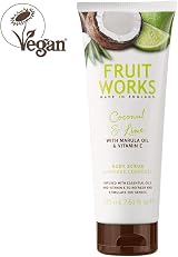 Fruit Works Coconut Lime Body Scrub Exfoliating Gentle 225ml view 3